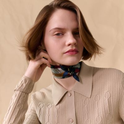 Paris Qui Roule forever Twilly - Brown | Hermès USA